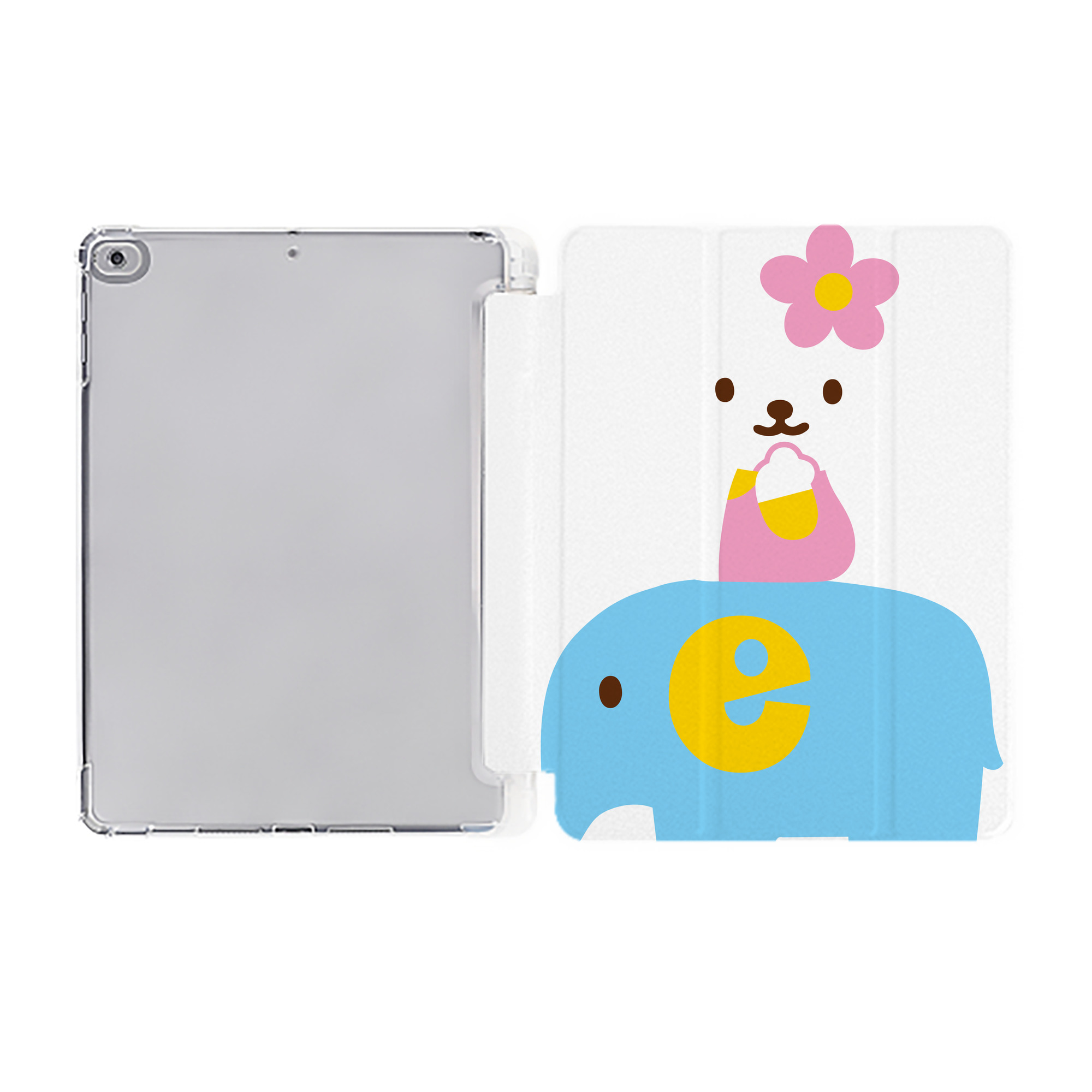 （画像用） Hello Kitty ハローキティ IPad ケース ペン収納付き 三つ折りスタンド PUレザー×シリコン 対応機種9.5/10.5/10.9インチ